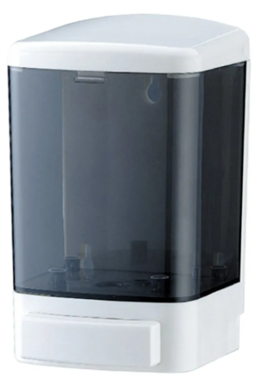 Dispensador de jabón líquido manual 1 litro plástico negro, ideal para alcohol gel y jabón antibacterial