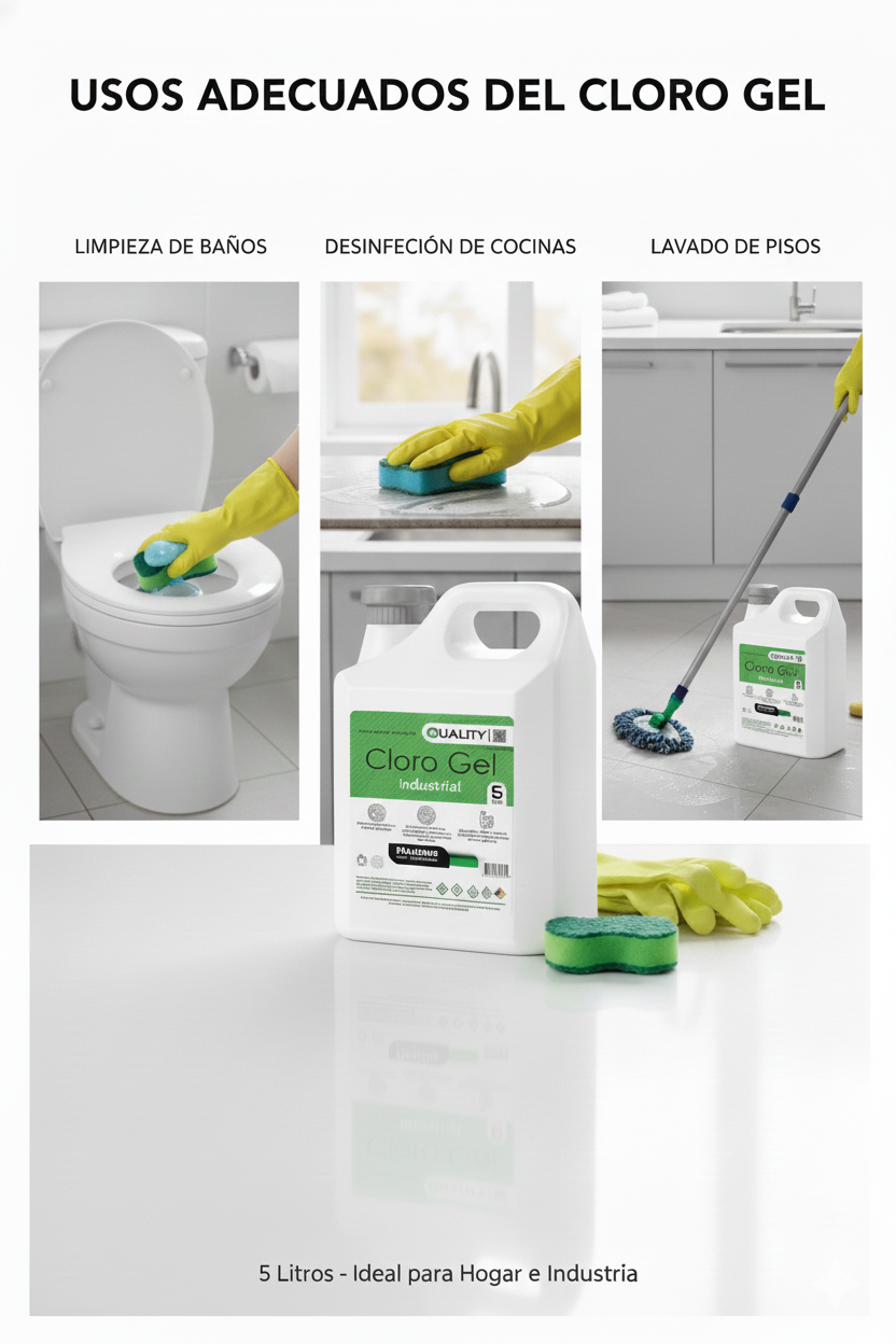Cloro Gel Industrial Pack 6 Unid