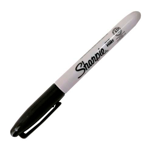 Marcador permanente Sharpie punta fina negro para escritura profesional
