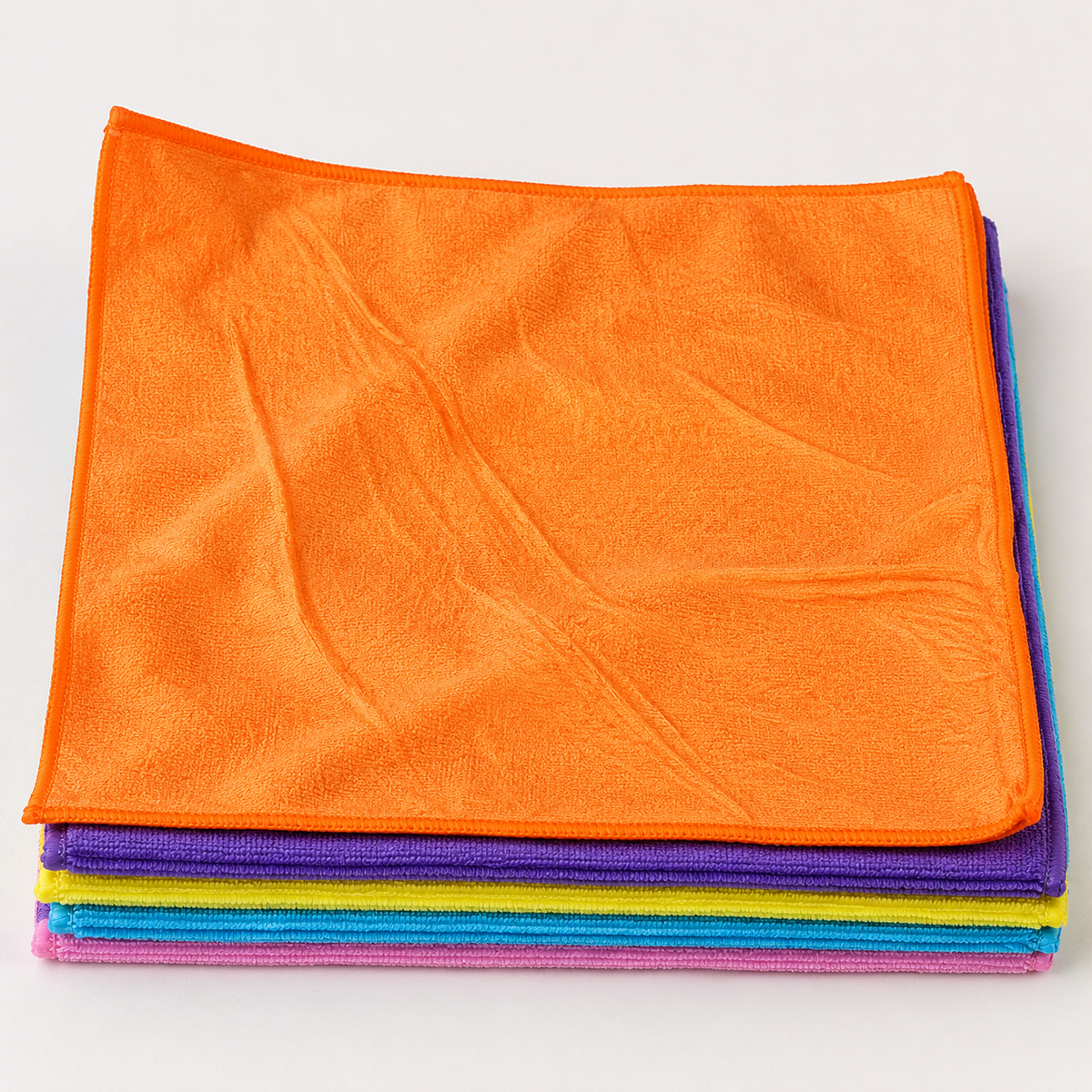 Set Paño Microfibra Colores Multiusos Surtidos 40x40cm
