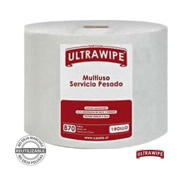 Bobina Ultrawipe 70 Prepicado 870 paños de 28x42 cm