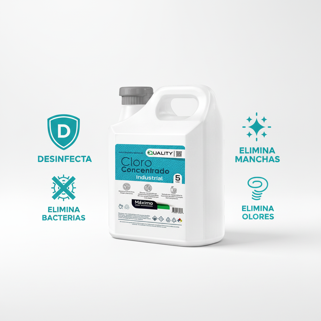 Cloro Concentrado al 5% Pack 6 unidades