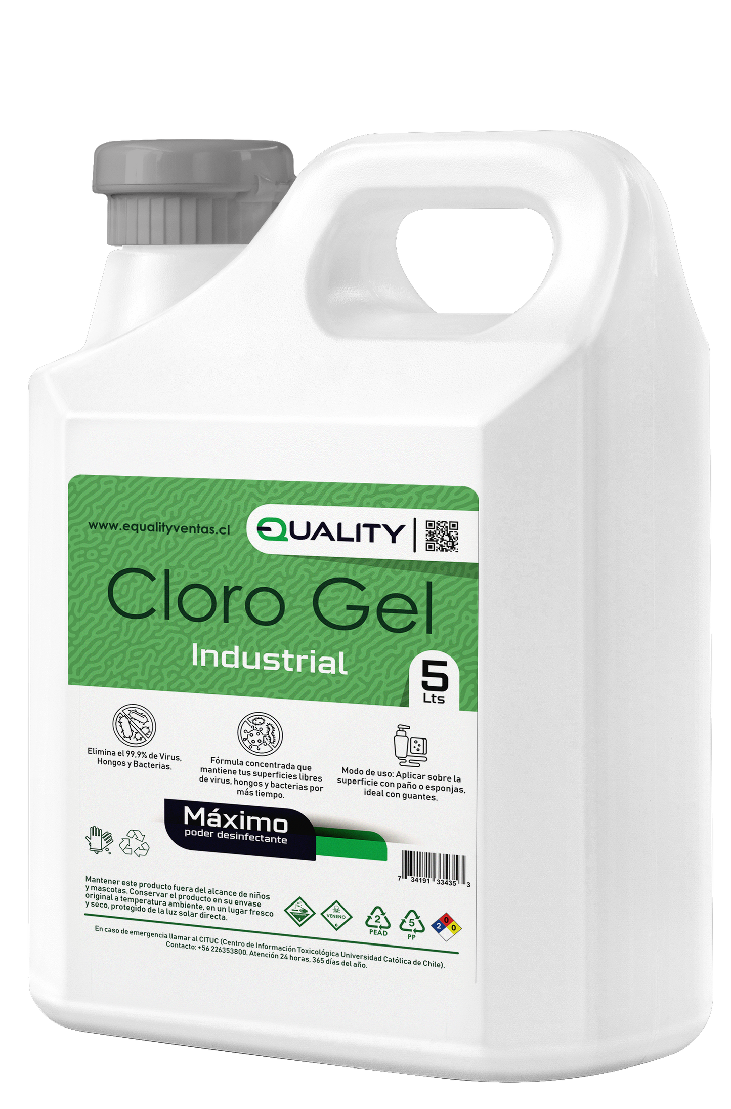 Cloro Gel IND Pack 6 unid