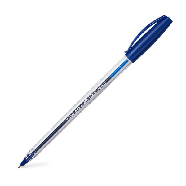 Bolígrafo Lapiz Faber Trilux Azul
