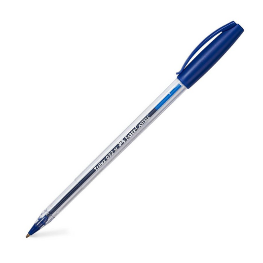 Bolígrafo Lapiz Faber Trilux Azul