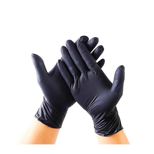 Guantes nitrilo negro caja 100 unidades protección profesional