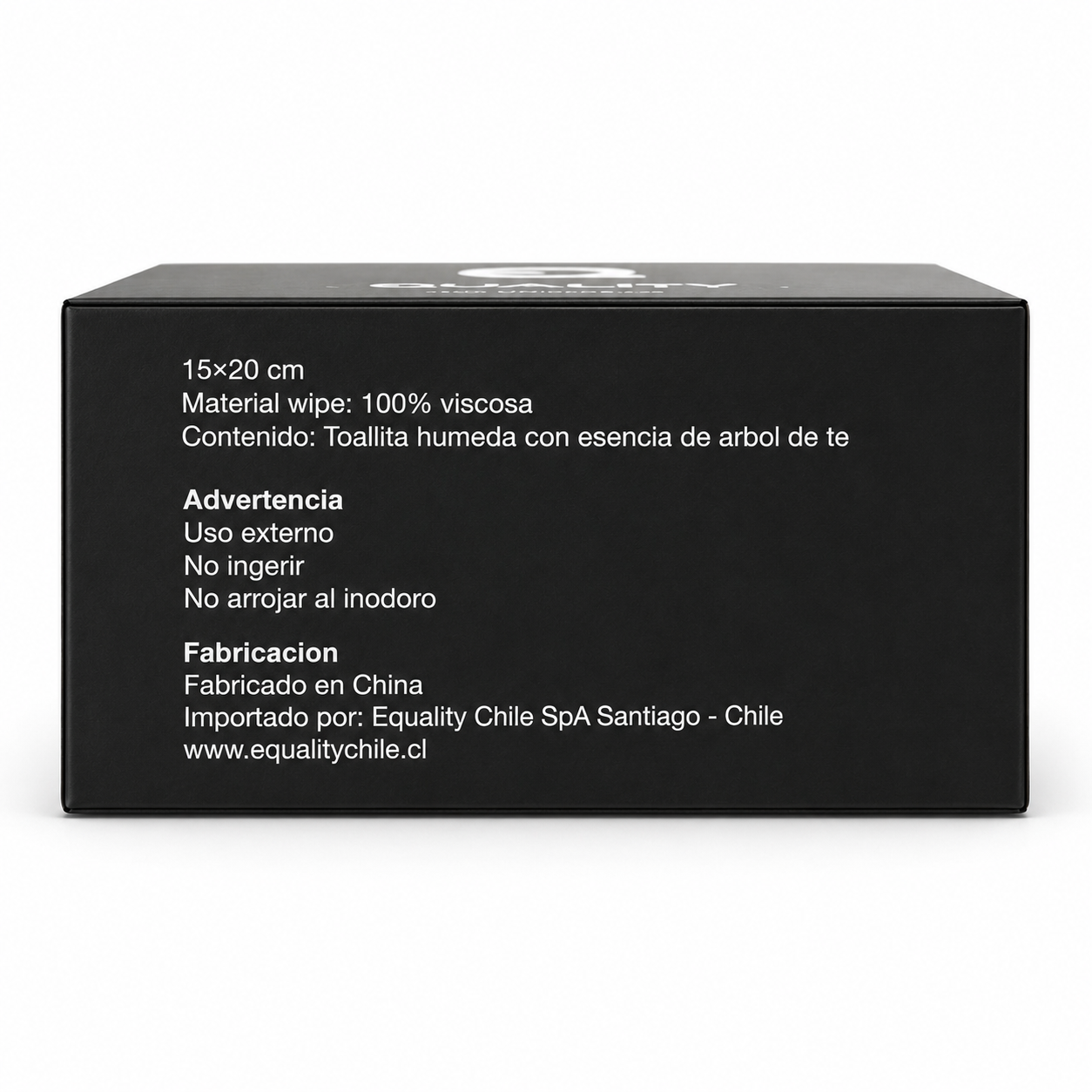 Toallitas Húmedas Individuales en Sachet | Caja 80 Unidades Equality