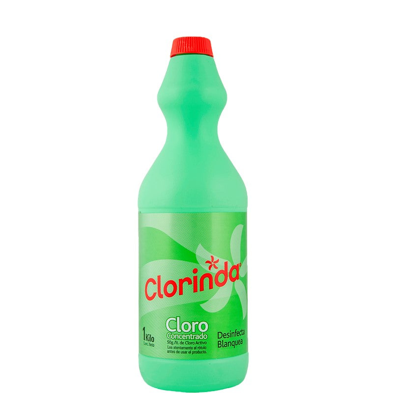 <b>Clorinda Cloro</b> Concentrado: <span class="hgKElc">Elimina y previene el desarrollo de gérmenes, hongos. Deje actuar por 5 minutos, una taza de <b>cloro</b> (250 ml) en 5 litros de agua. Desinfección de frutas y verduras: agregar una cucharadita de té (5 ml) en 10 litros de agua. Sumerja la fruta y verdura pre lavadas por 5 minutos</span>