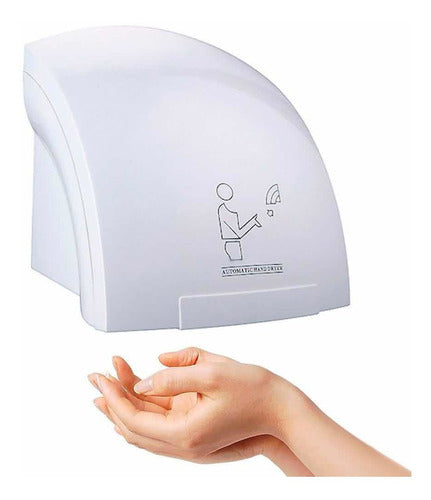 El paquete incluye:
\n1 x secador de manos
\n1 x kit de instalación
\n
\nSecador De Mano Eléctrico Con Sensor 1800w
\n
\nMaterial: acrilonitrilo butadieno estireno (ABS)
\nColor: blanco
\nTamaño: 240*240*230mm
\nPotencia: 1800W
\nVoltaje: 220V
\nFrecuencia: 50HZ
\nActual: 8.2A
\nDemora: 5sec
\nDistancia de Inducción: 5 ~ 20cm