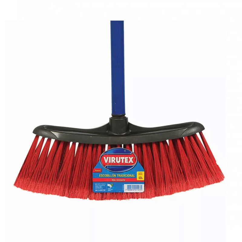 Escobillón Virutex tradicional con cerdas resistentes para barrido eficiente en todo tipo de pisos
