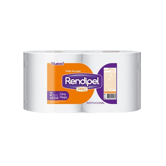 Toalla Rendipel Pro x 2 Una Hoja 190 Metros, de elite, ecologia a tu alcance. 100% Biosoluble, Económica, Biodegradable.