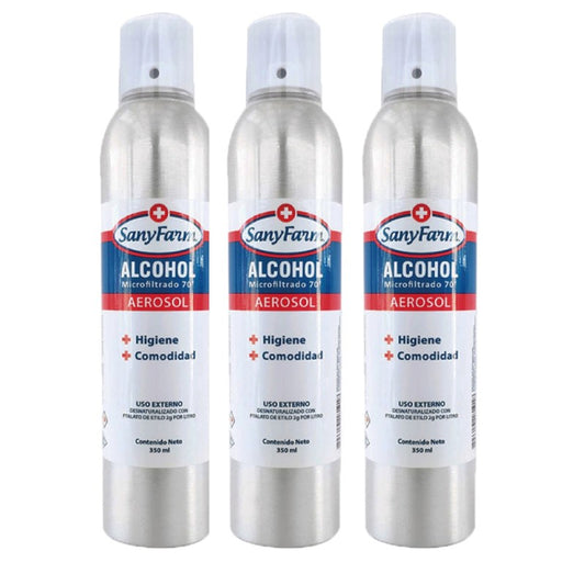 alcohol 70% en aerosol