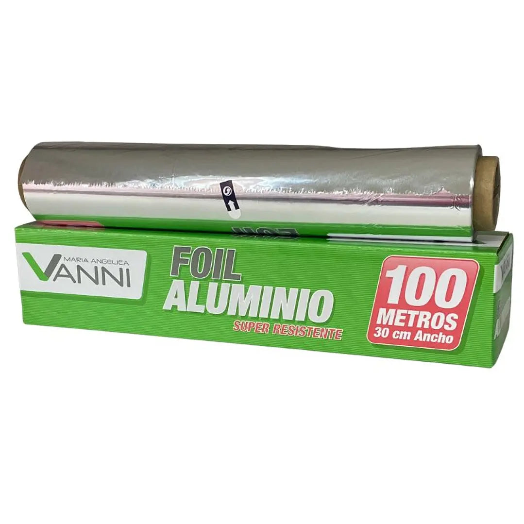 Papel aluminio industrial 100 metros - Aluminio para alimentos y cocina profesional