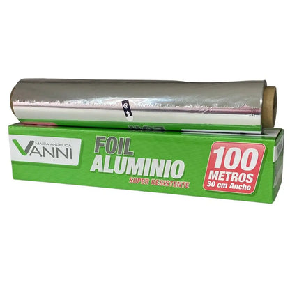 Papel aluminio industrial 100 metros - Aluminio para alimentos y cocina profesional