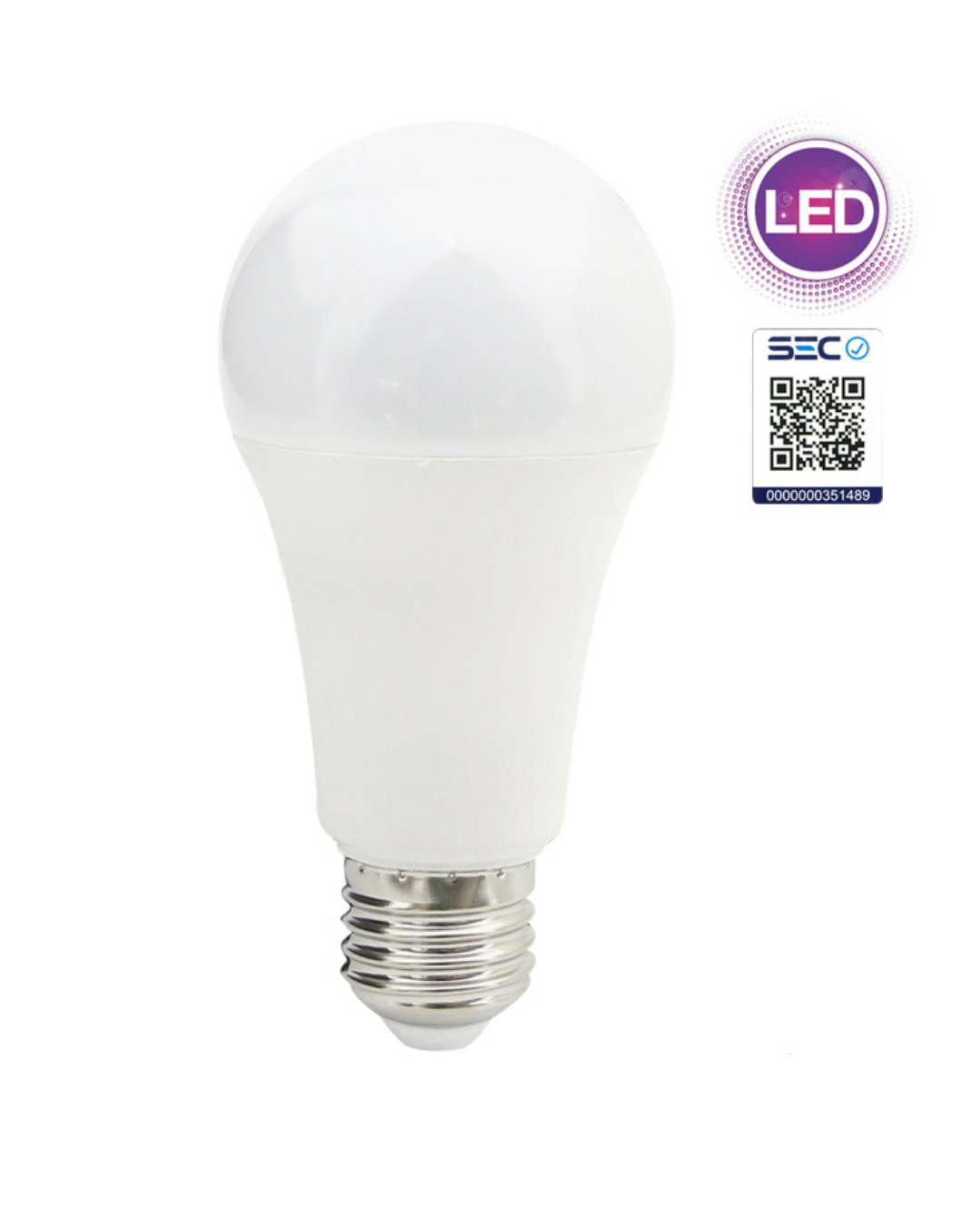 Pack 10 Ampolleta LED 15 W Luz Fria Megabright Base E-27