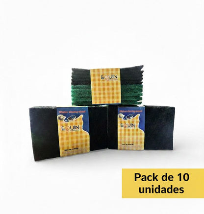 Fibra Abrasiva Verde/Negra Pack x 10 Unidades