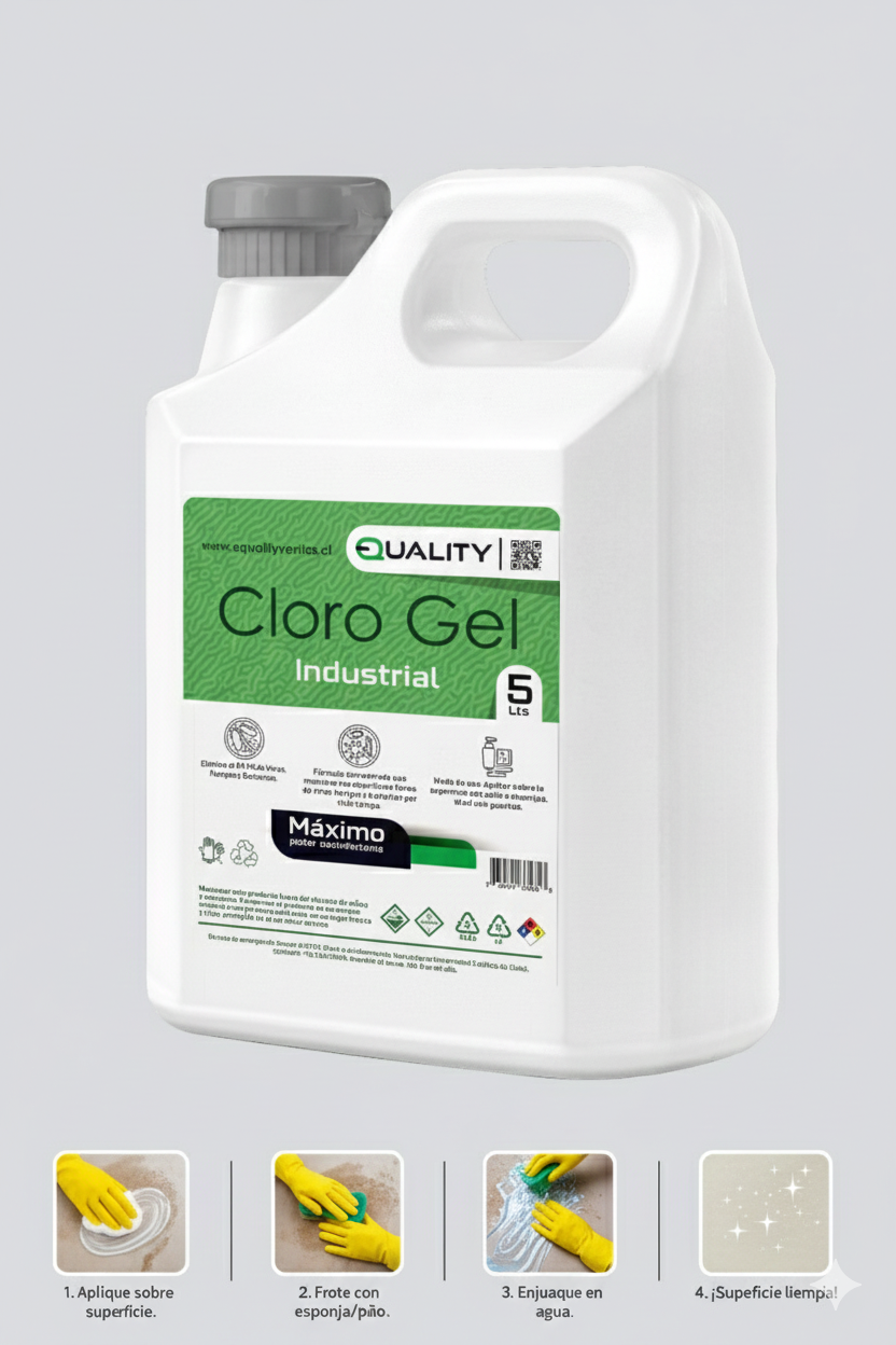 Cloro Gel Industrial Pack 6 Unid