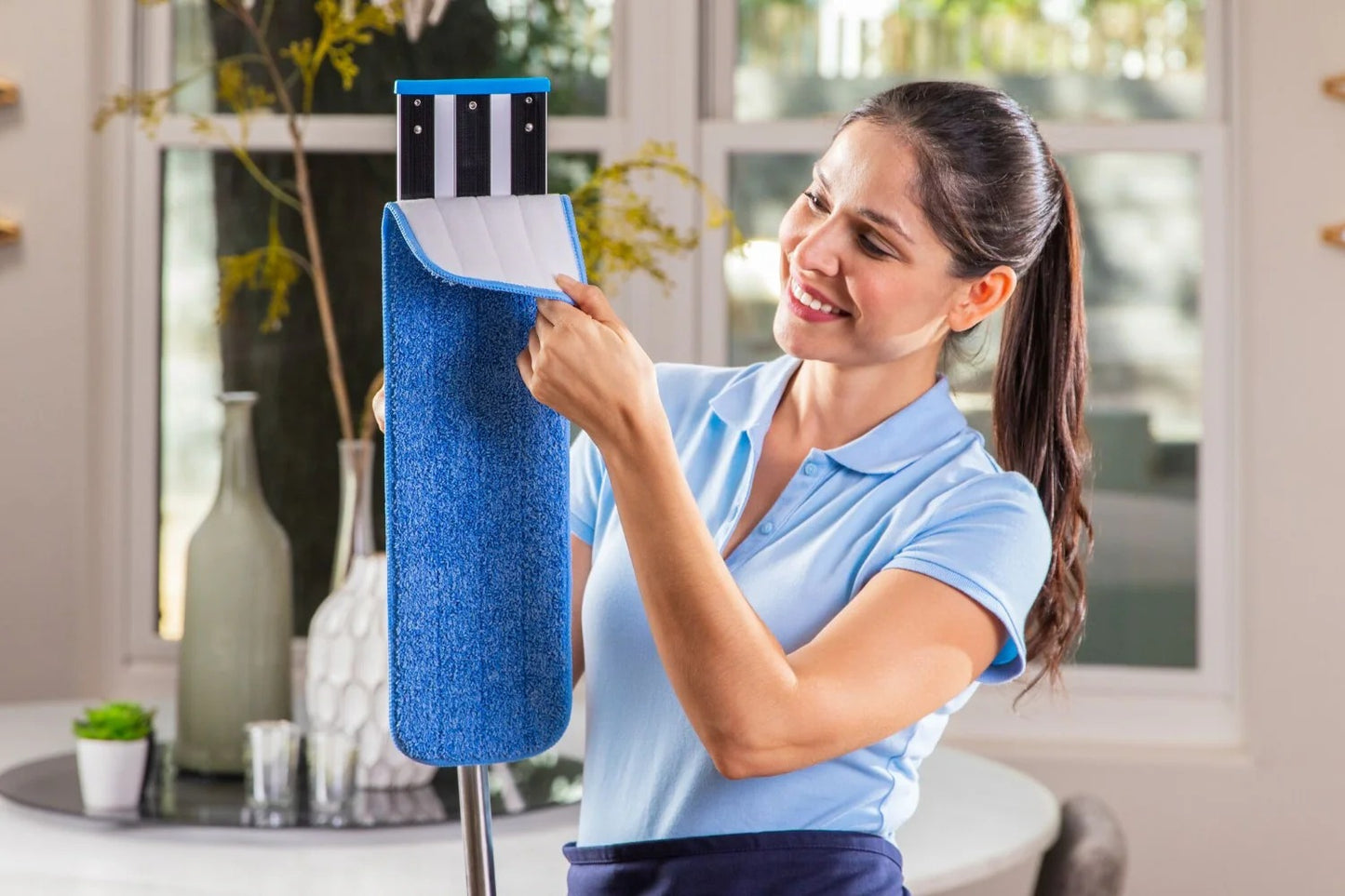 MOPA MICROFIBRA VELCRO 40CM COMPLETA