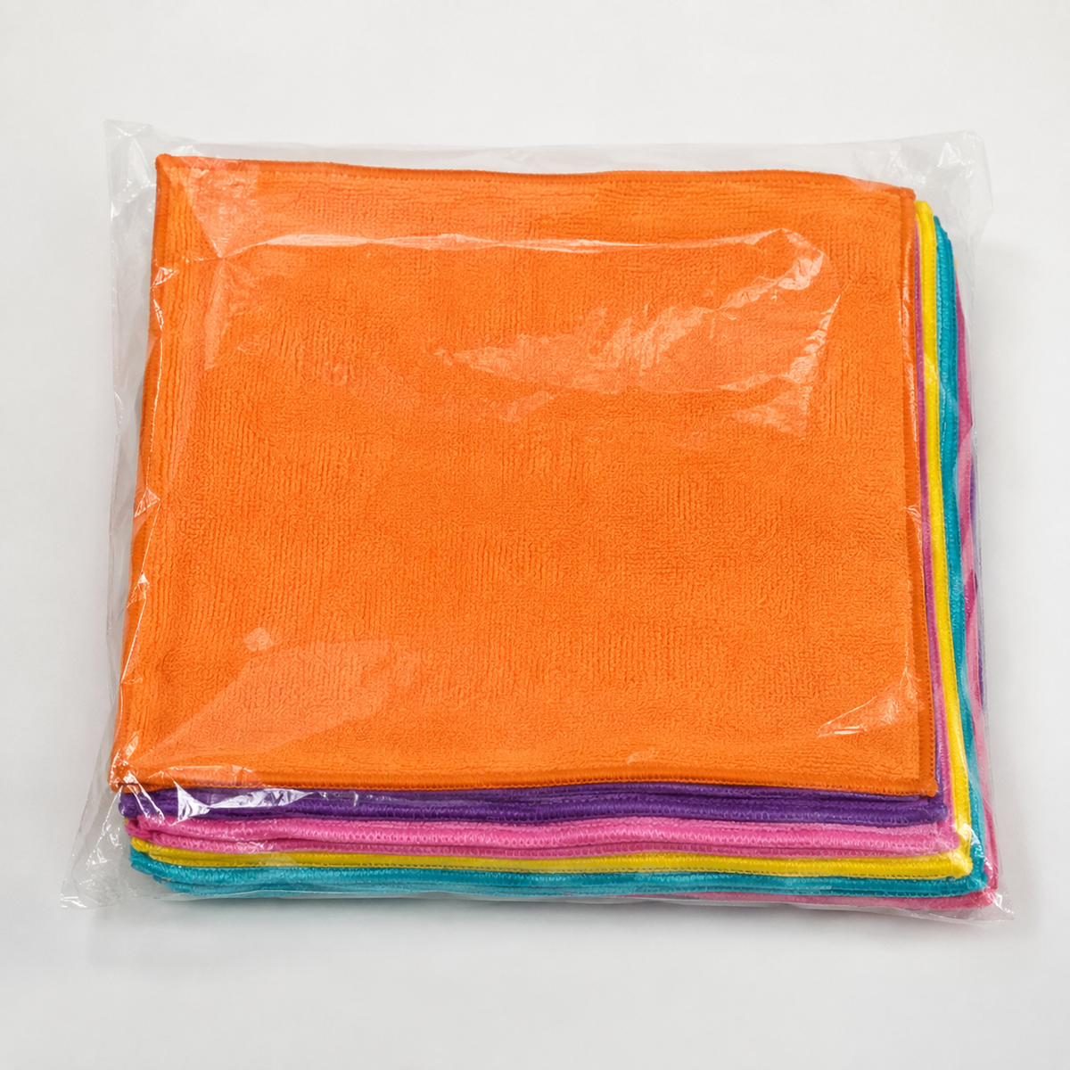 Set Paño Microfibra Colores Multiusos Surtidos 40x40cm