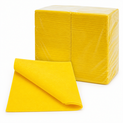 Paño Multiuso Amarillo Pack Mayorista 250 Unidades 40X40CM