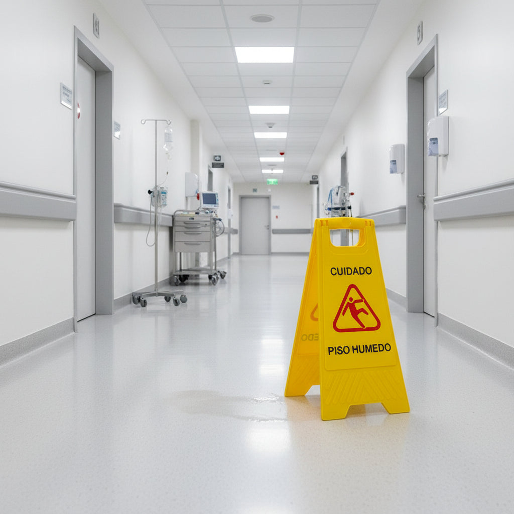 Señaletica Piso Húmedo Amarillo Pack 5 Unidades Seguridad