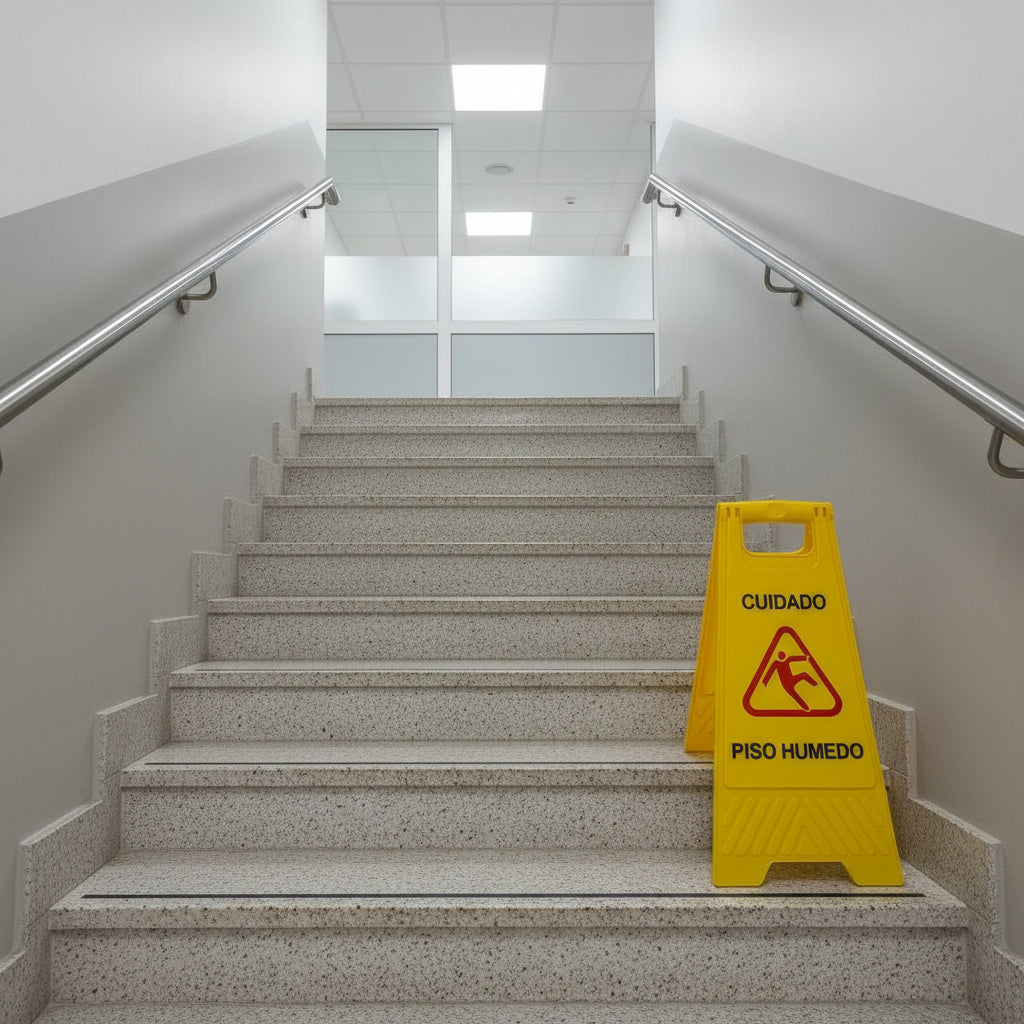 Señaletica Piso Húmedo Amarillo Pack 5 Unidades Seguridad