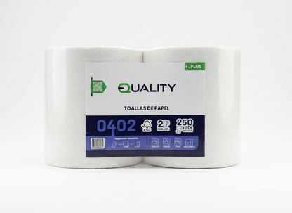 Toalla Jumbo 2x250 mts Celulosa 100% Sustentable