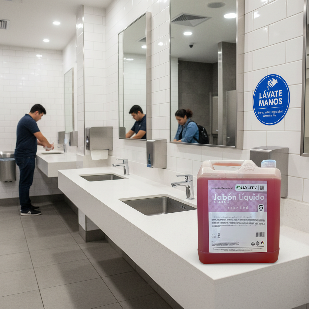 Jabon Liquido Neutro 5lts Hipoalergénico con Glicerina para Piel Sensible