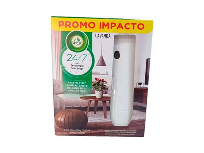 Desodorante Ambiental Air Wick Freshmatic Aparato Full Lavanda 250 ml