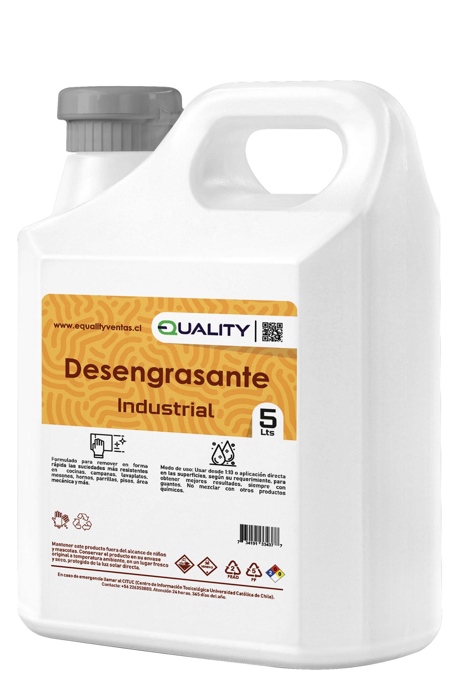 Desengrasante Industrial Alto Poder 5 LT