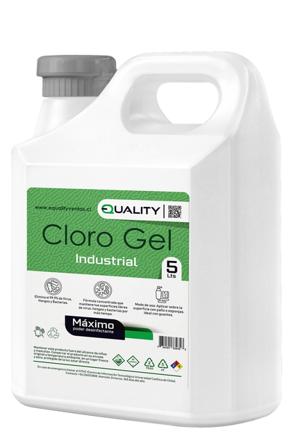 Pack de 6 bidones de Cloro Gel Industrial