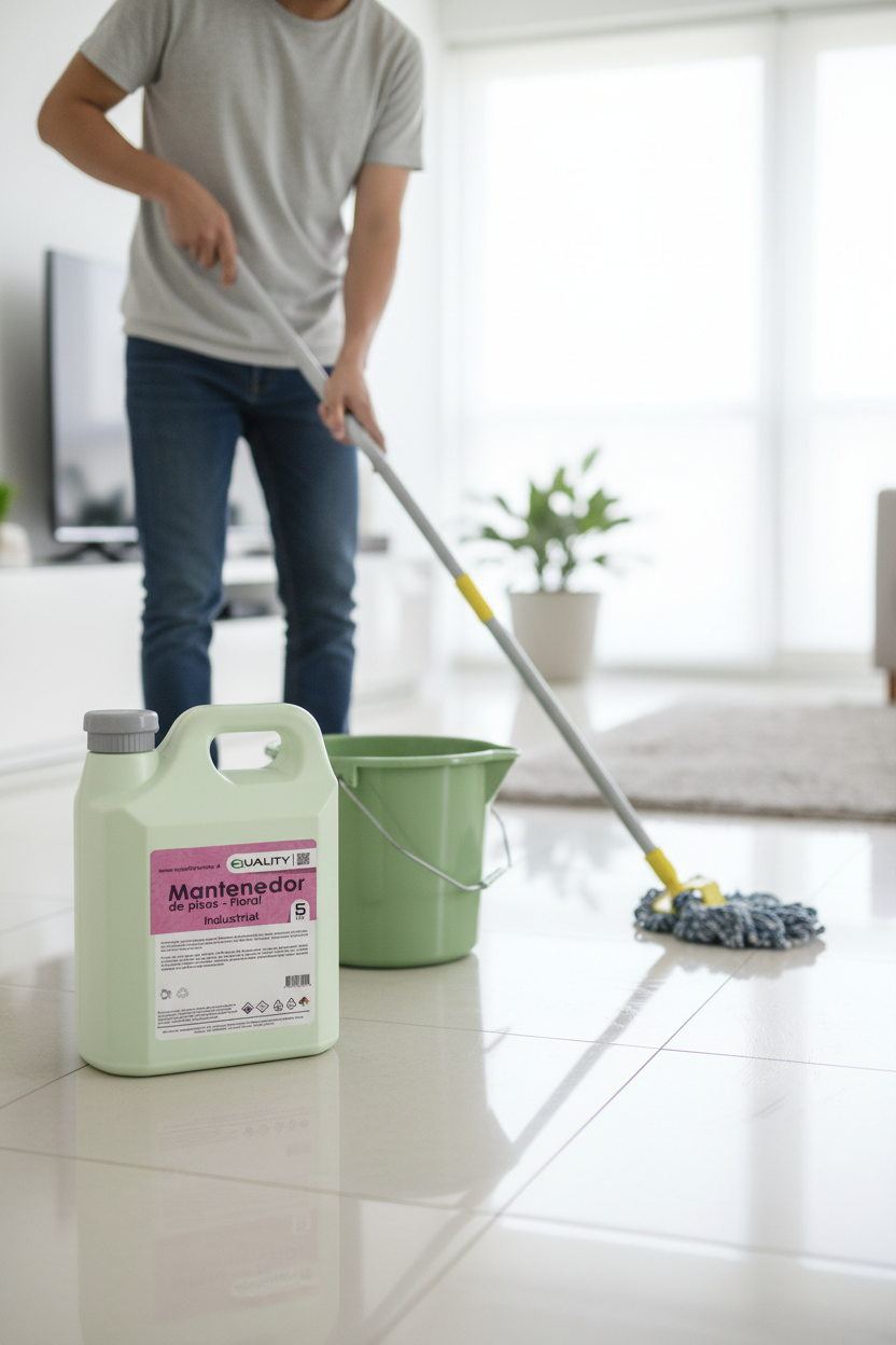 Mantenedor de Pisos Floral | Brillo y Frescura Duradera