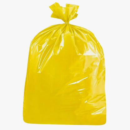Bolsas de basura amarillas para separación de residuos, sacos plásticos resistentes de uso industrial