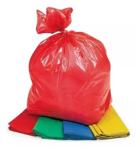 Bolsas de Reciclaje Industriales 110x120 Colores - Carga Pesada (Pack 10)