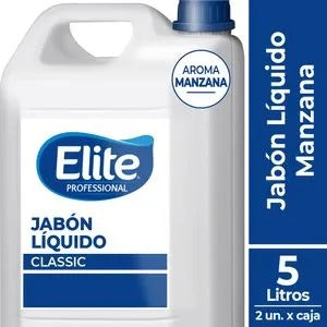 Jabón Liquido Elite 5 LT Manzana