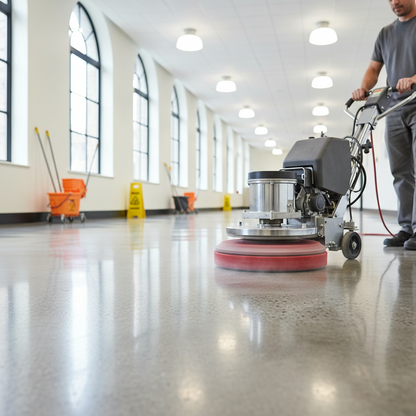 Disco abrillantadora PAD 17" rojo para limpieza profunda y remoción de suciedad acumulada