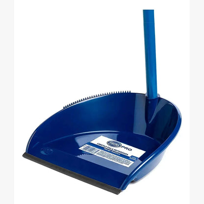Pala Plástica Virutex con goma banda, ideal para limpieza profesional de pisos y superficies.