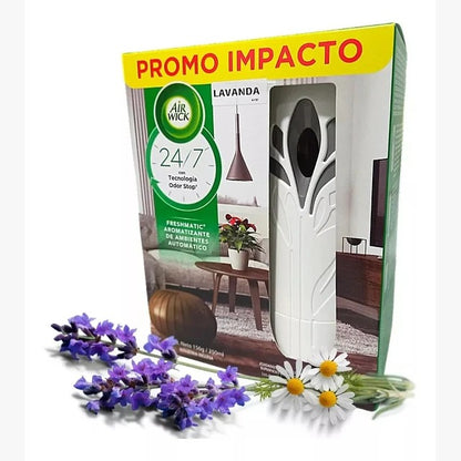Desodorante Ambiental Air Wick Freshmatic Aparato Full Lavanda 250 ml