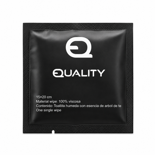 Toallitas Húmedas Individuales en Sachet | Caja 80 Unidades Equality