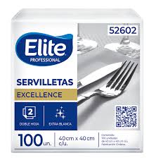Servilleta Mantel Doble Hoja 24 Pq x 100 Un Elite Professional