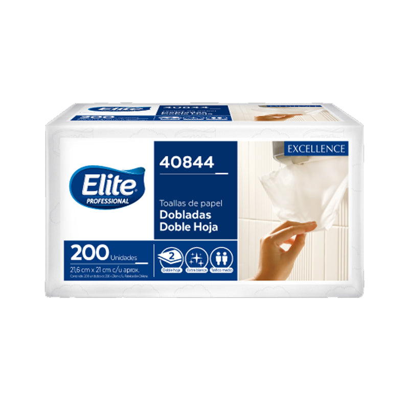 Las toallas de papel Elite, son prácticas y de excelente calidad; formato 18X200 Doble hojas Resistentes y absorbentes,¡No te quedes sin la tuya!