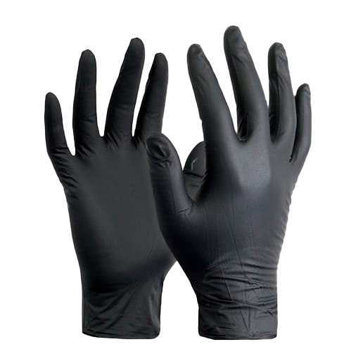 GUANTES NITRILO KINGFA NEGRO  100 UNIDADES - GUANTE NITRILO KINGFA NEGRO S 100UN